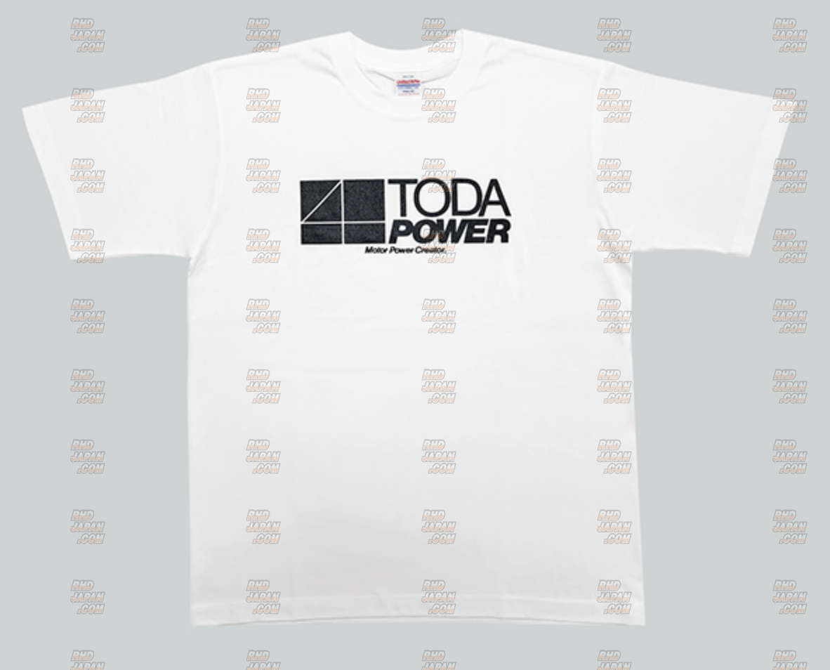 Toda Racing TODA Power Cotton T-Shirt - White Large